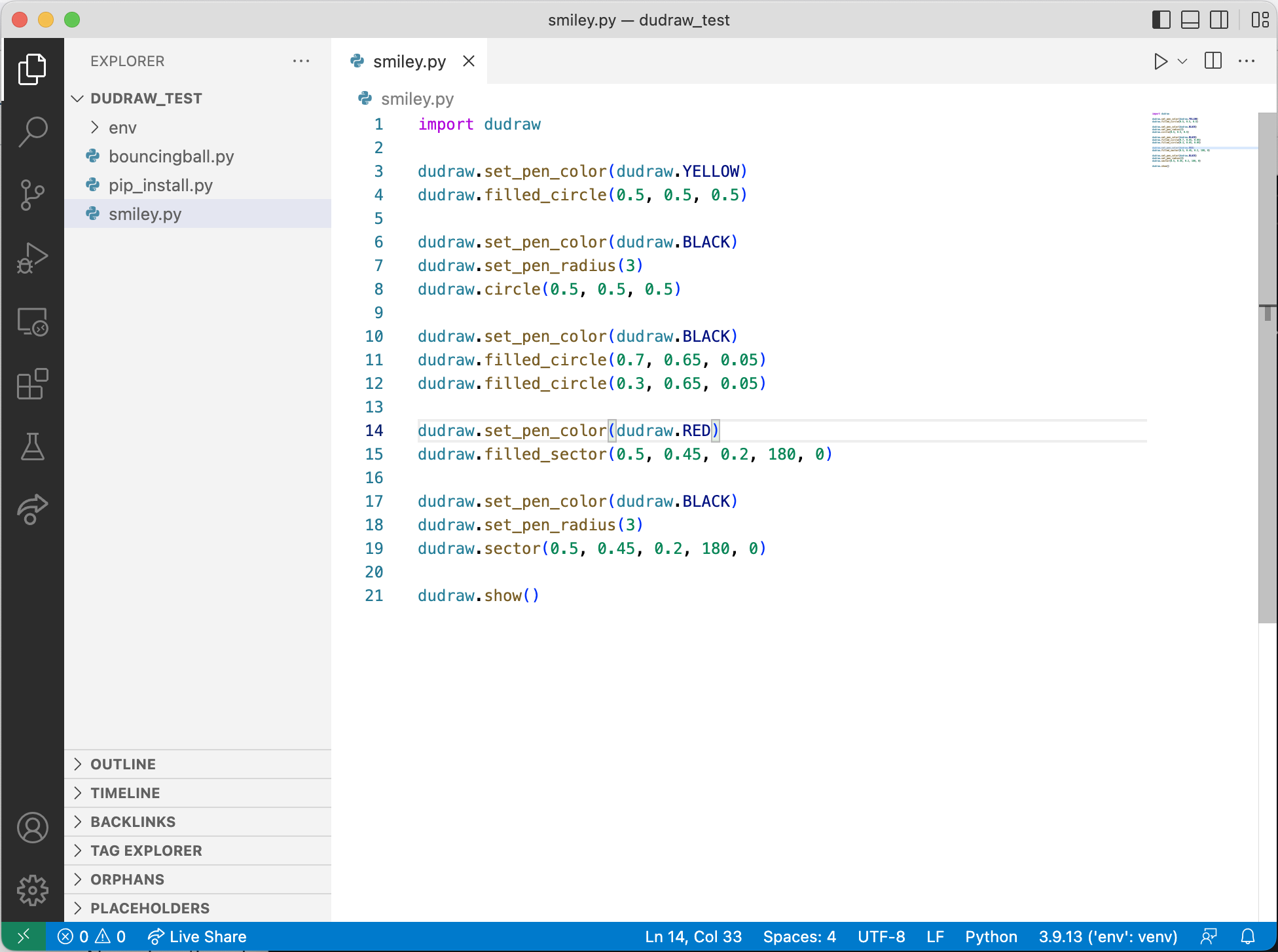A screenshot of Microsoft Visual Studio Code