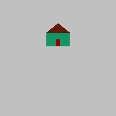 Simple image of a house, shifted 2, 3)